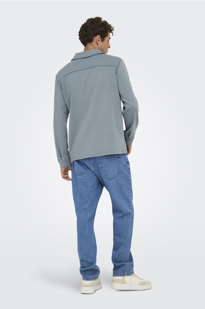 ONSNEWKODYL OVERSHIRT SWEAT NOOS 22021279 Stormy Weather